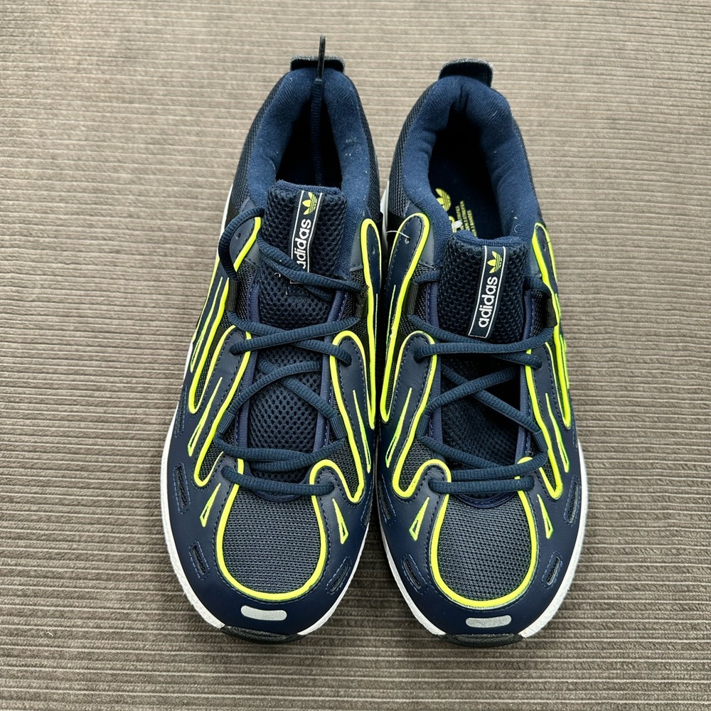 Adidas Originals EQT Gazelle Shoes‎ Men 10 Navy/Blue Neon Volt.